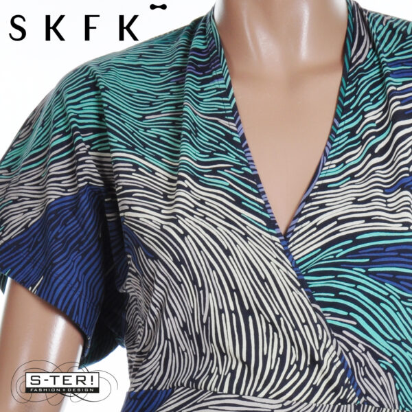 S16.25 SKFK LEIRE GOTS DRESS SDR01482 STREAM - Afbeelding 7