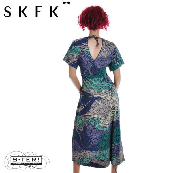 S16.25 SKFK LEIRE GOTS DRESS SDR01482 STREAM - Afbeelding 6
