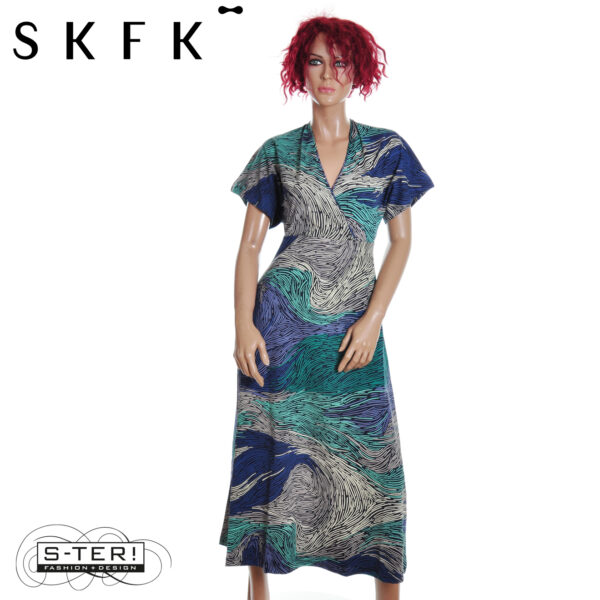 S16.25 SKFK LEIRE GOTS DRESS SDR01482 STREAM