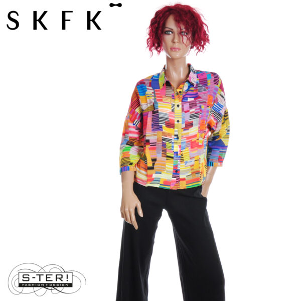 S16.29 SKFK MATTINA SHIRT SSH00579 GREMS