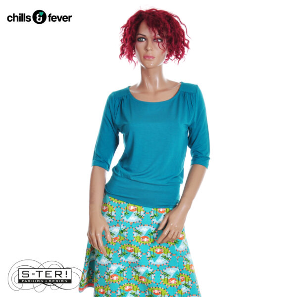 S6.3 CHILLS EN FEVER SHIRT JONI DEEP LAKE CSS25WT028T01