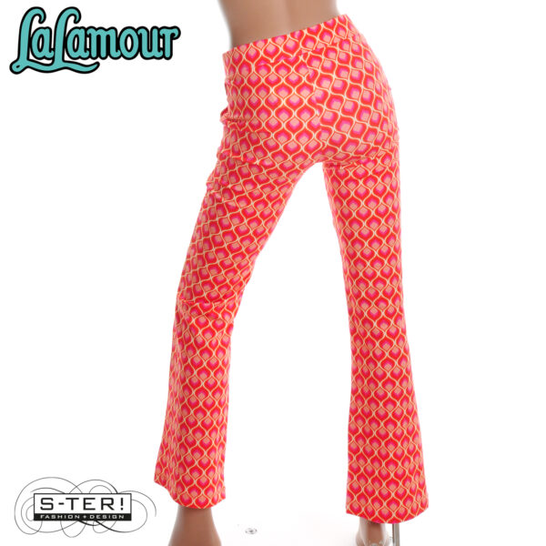 S31.15 Lalamour Lieke flared pants LASU25252 retro touch - Afbeelding 8