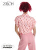 S21.23 Zilch BLOUSE SHORT SLEEVE 51RAC15.049P SKETCH ROSEWATER - Afbeelding 5