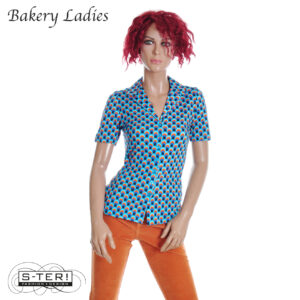 S2.5 Bakery Ladies Blouse PEGGY BL51OCE107 drop BLUE CURACAO
