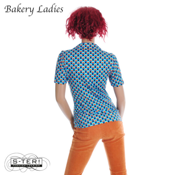 S2.5 Bakery Ladies Blouse PEGGY BL51OCE107 drop BLUE CURACAO - Afbeelding 3