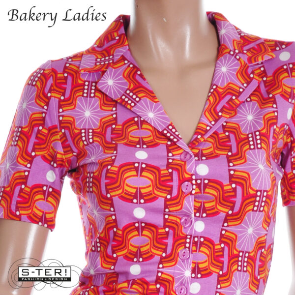 S2.6 Bakery Ladies Blouse PEGGY BL51OCE107 no wave lilac - Afbeelding 5