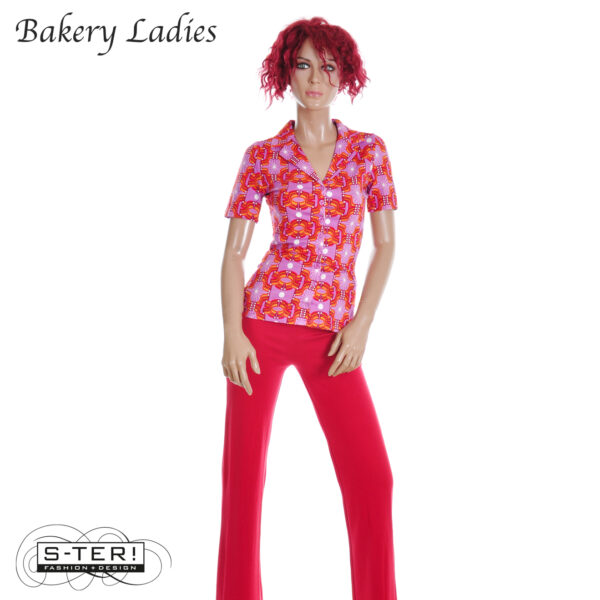 S2.6 Bakery Ladies Blouse PEGGY BL51OCE107 no wave lilac - Afbeelding 3