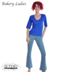 S2.8 Bakery Ladies FLARED PANTS BL51TCE400 drop BLUE CURACAO