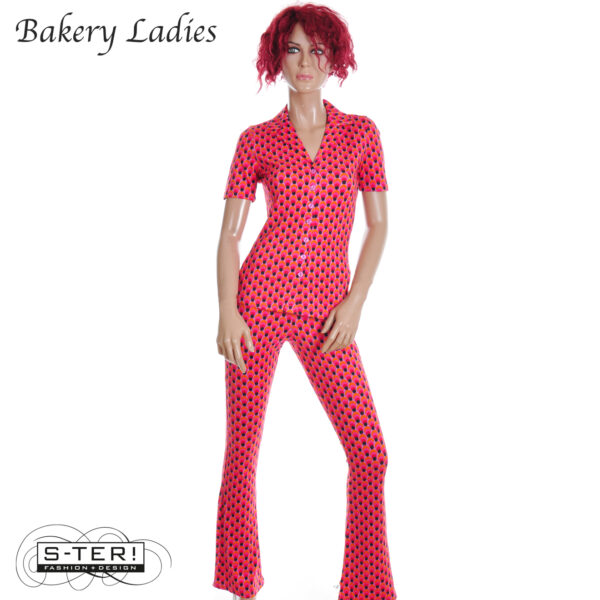 S2.7 Bakery Ladies FLARED PANTS BL51TCE400 drop lilac - Afbeelding 7