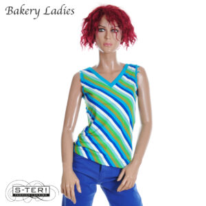 S2.10 Bakery Ladies Singlet SIMONE BL51YDC100 STRIPE MENTHOL