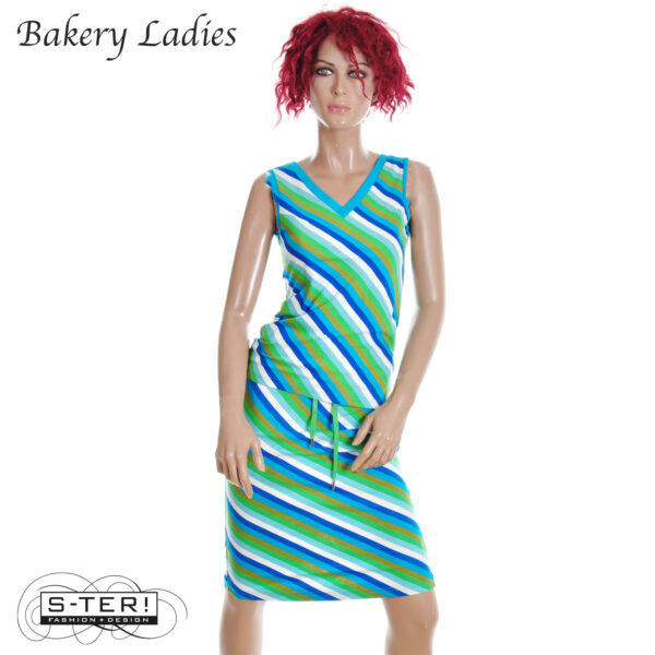 S2.10 Bakery Ladies Singlet SIMONE BL51YDC100 STRIPE MENTHOL - Afbeelding 4