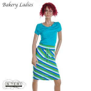 S2.11 Bakery Ladies SKIRT TUBE BL51YDC509 STRIPE MENTHOL