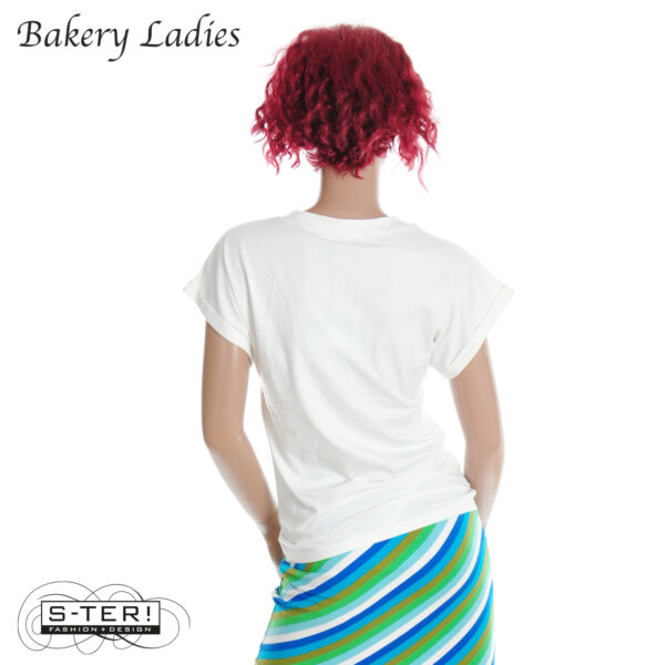 S2.1  Bakery Ladies T-SHIRT GRACE BL51CES121 VANILLA - Afbeelding 3