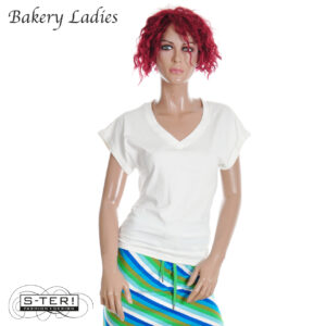 S2.1  Bakery Ladies T-SHIRT GRACE BL51CES121 VANILLA