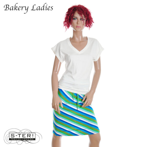 S2.1  Bakery Ladies T-SHIRT GRACE BL51CES121 VANILLA - Afbeelding 5