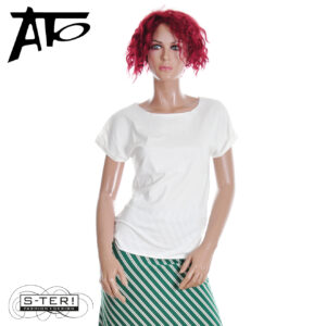 S1.20 Ato Berlin  SHIRT CLEO GOTS OC 25684 WHITE