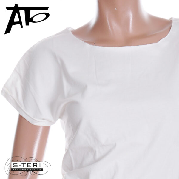 S1.20 Ato Berlin  SHIRT CLEO GOTS OC 25684 WHITE - Afbeelding 4