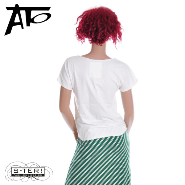 S1.20 Ato Berlin  SHIRT CLEO GOTS OC 25684 WHITE - Afbeelding 3