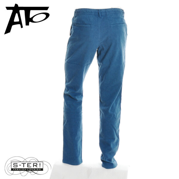 S1.17 Ato Berlin BANIPAL PANTS LI 52241 BLUE - Afbeelding 3