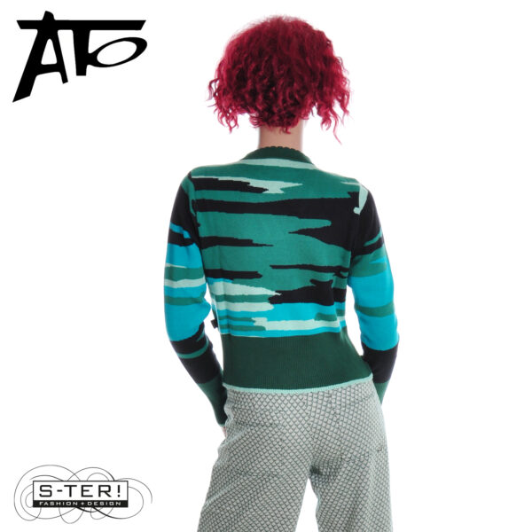 S1.5 Ato Berlin jacke ROSA GOTS 52354 BGRN/GRN - Afbeelding 3