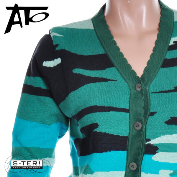 S1.5 Ato Berlin jacke ROSA GOTS 52354 BGRN/GRN - Afbeelding 5