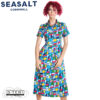 S7.37 Seasalt Cornwall Mainland dress stacked buoys mid teal
