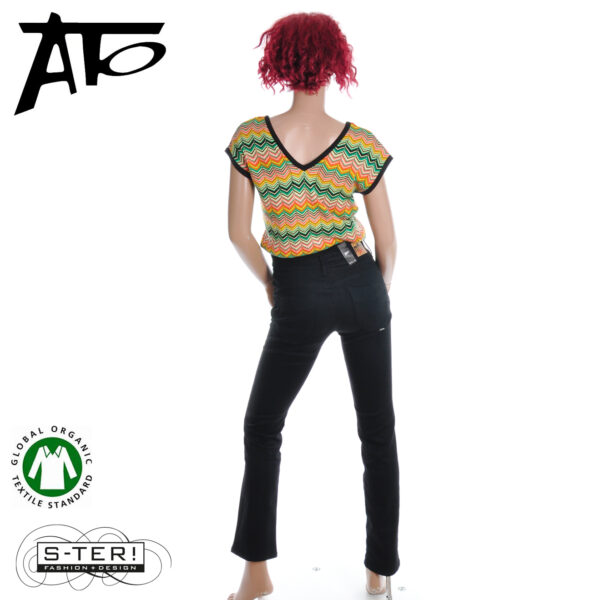 B1.1 Ato Berlin JEANS JACKIE KR4594 BLK 27505 - Afbeelding 2