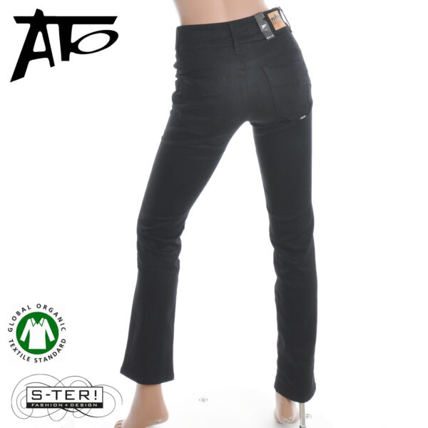B1.1 Ato Berlin JEANS JACKIE KR4594 BLK 27505 - Afbeelding 4