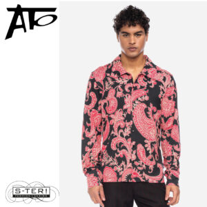 W1.42 Ato Berlin HEMD JUAN CLY/CO RD/BLK 52515