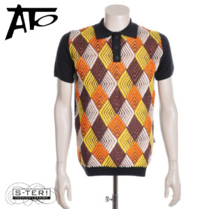 W1.44 Ato Berlin polo GIORGE GOTS BRN/ORG 52573