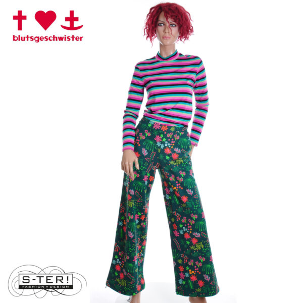 W3.45 blutsgeschwister LONELY LIPS TURTLE 001253-146 01637 MAGICAL RAINBOW STRIPES - Afbeelding 5