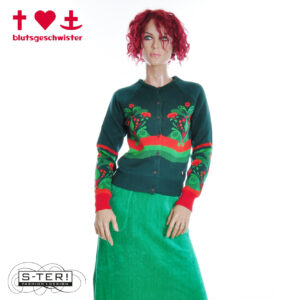 W3.41 blutsgeschwister CARDIGAN HAPPY HERITAGE 001253-521 HOMELY SWEET FLOWER