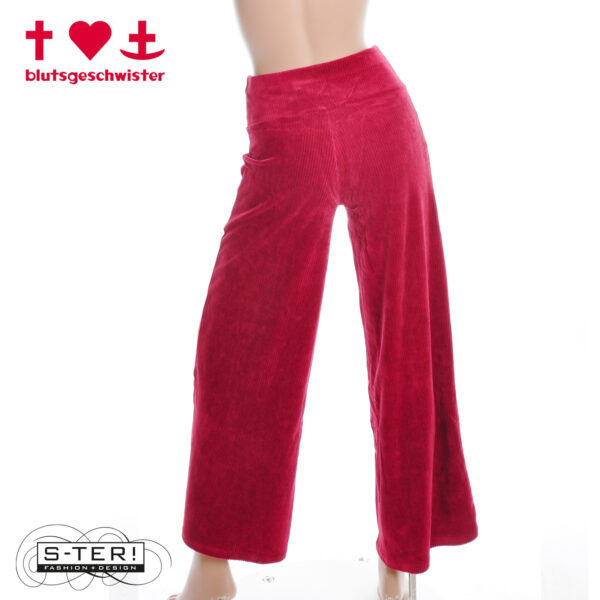 W3.40 blutsgeschwister CORDHOSE JOLLY MARLEEN 001253-042 FINE NEEDLE RED - Afbeelding 5