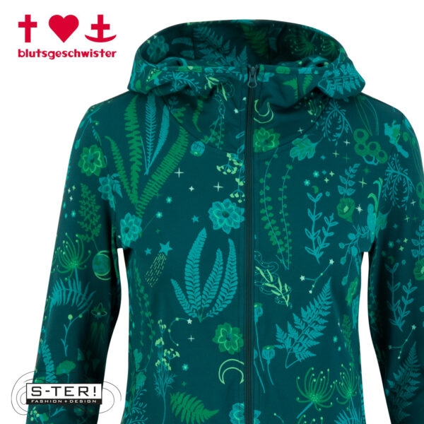 W3.54 blutsgeschwister SCUBA DUBA ZIP UP 001253-224 01660 magical night walk - Afbeelding 5