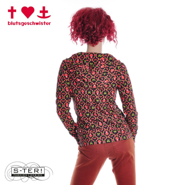 W3.53 blutsgeschwister  SCUBA DUBA zip up 001253-224 01659 rose hip hella - Afbeelding 2
