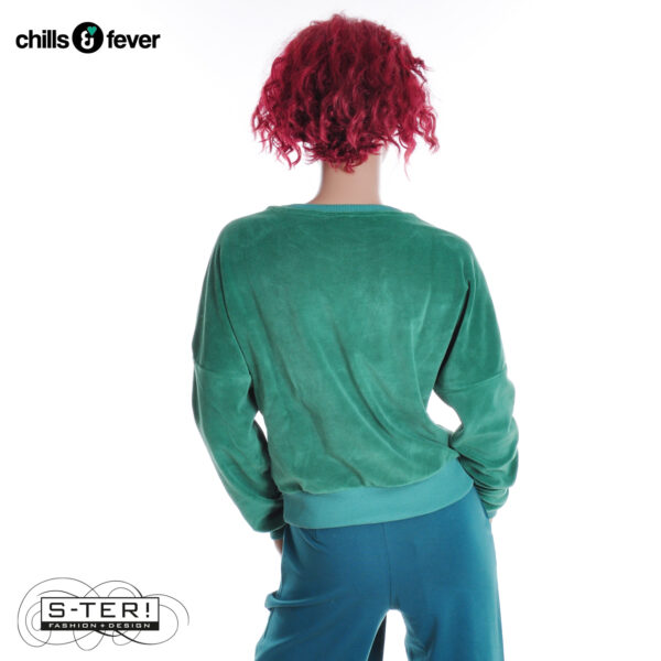 W6.9 CHILLS EN FEVER SWEATER LIMA CAW25WT065VX13 VELVET FIR - Afbeelding 2