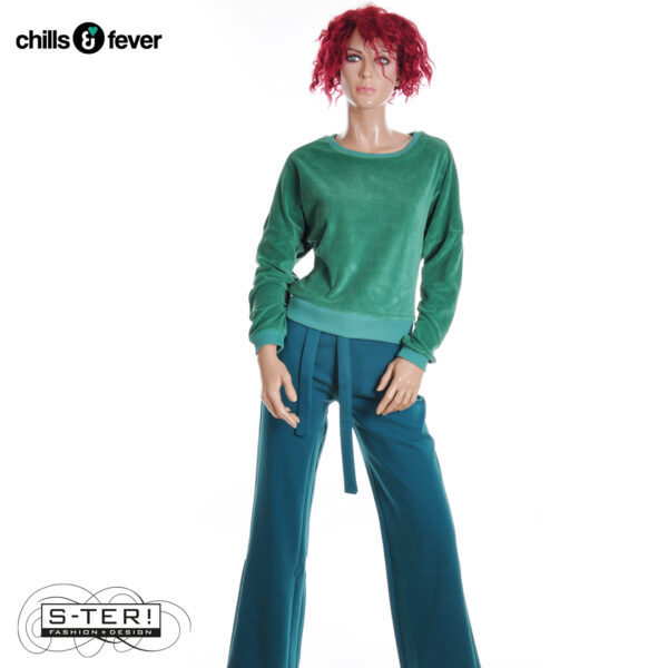 W6.9 CHILLS EN FEVER SWEATER LIMA CAW25WT065VX13 VELVET FIR - Afbeelding 3