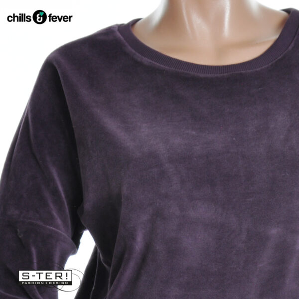 W6.8 CHILLS EN FEVER SWEATER LIMA CAW25WT065VX11 VELVET PLUM - Afbeelding 3