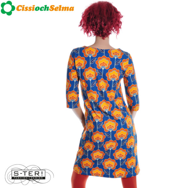 W32.9 Cissi och Selma DORIS DRESS RETROBLOM BLABRUN 25306 - Afbeelding 7