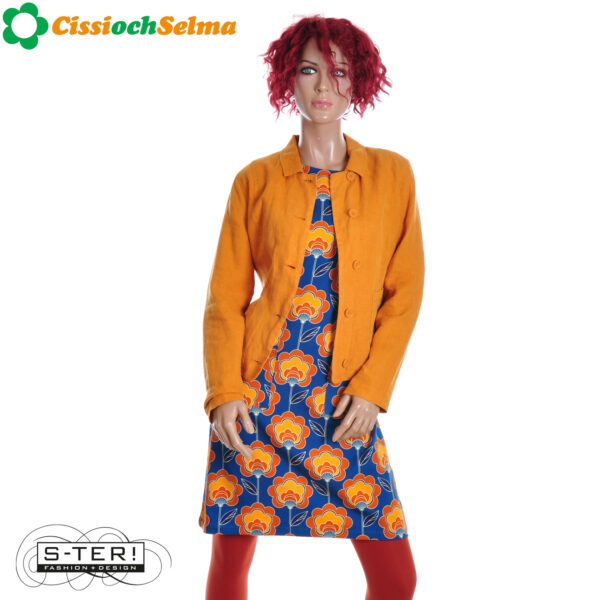 W32.9 Cissi och Selma DORIS DRESS RETROBLOM BLABRUN 25306 - Afbeelding 5