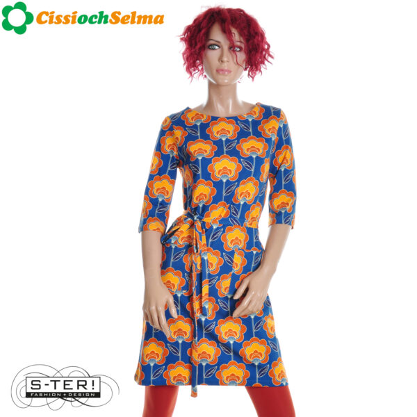 W32.9 Cissi och Selma DORIS DRESS RETROBLOM BLABRUN 25306 - Afbeelding 6