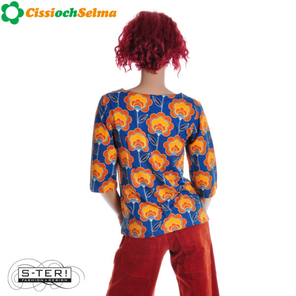 W32.14 Cissi och Selma VENDELA TOP retroblom BLABRUN 25310 - Afbeelding 6