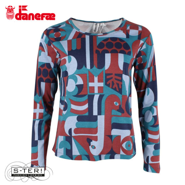 W5.40 danefae DANELOTTE INTERLOCK TEE DK NAVY PEAK EXPERIENCE