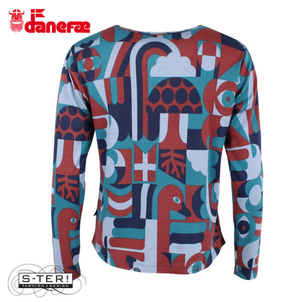 W5.40 danefae DANELOTTE INTERLOCK TEE DK NAVY PEAK EXPERIENCE - Afbeelding 3