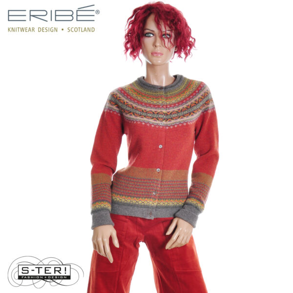 W33.21 Eribé alpine cardigan C3735 COPPERLEAF