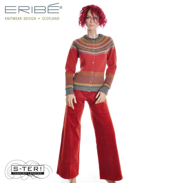 W33.21 Eribé alpine cardigan C3735 COPPERLEAF - Afbeelding 4