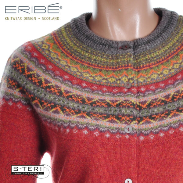 W33.21 Eribé alpine cardigan C3735 COPPERLEAF - Afbeelding 3