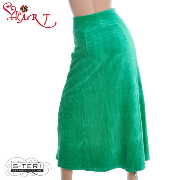 W26.22 HEART LONI SKIRT HZ003 RNK B07 green - Afbeelding 6