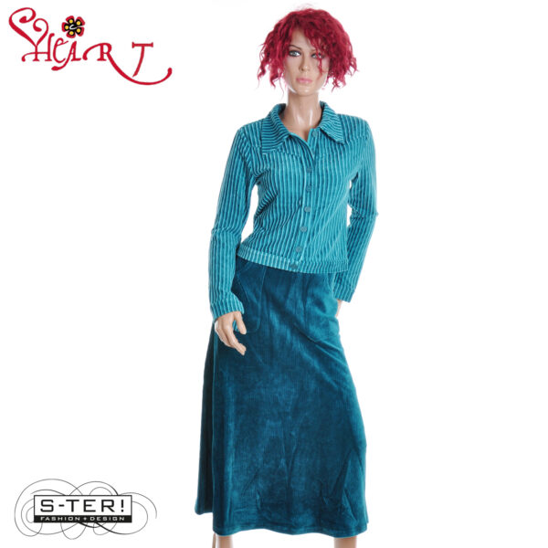W26.4 HEART SIDNEY JACKET FA002 RSK B10 PETROL - Afbeelding 5