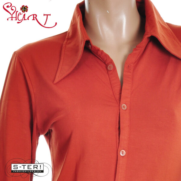 W26.12 HEART MIMAS BLOUSE HK054 BVS W06 orient - Afbeelding 4